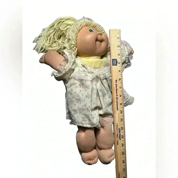 CABBAGE PATCH Vintage GIRL Doll 1978 - 82 Blue Eyes PIGTAILS Signed - Picture 7 of 7